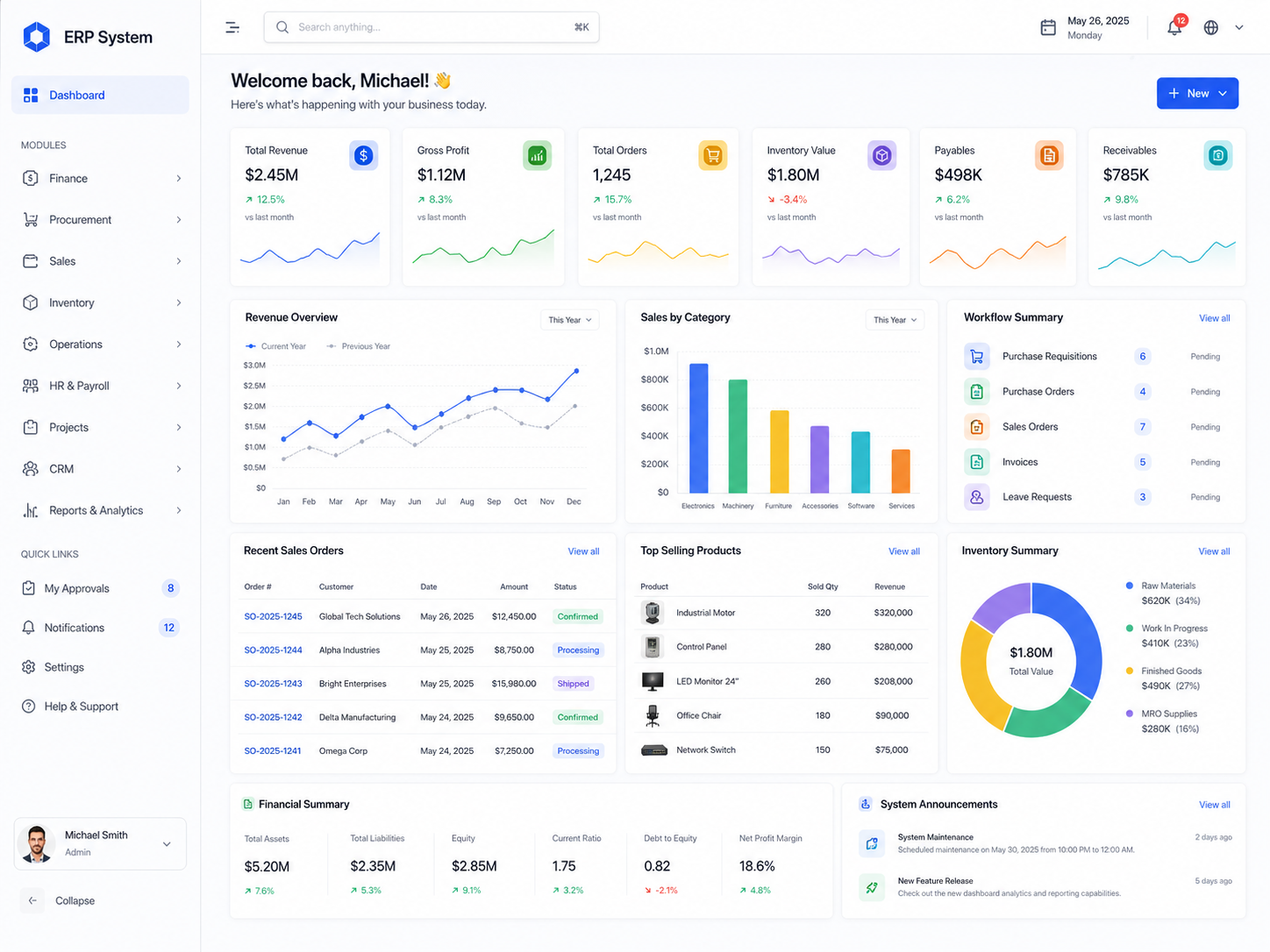 ERP System